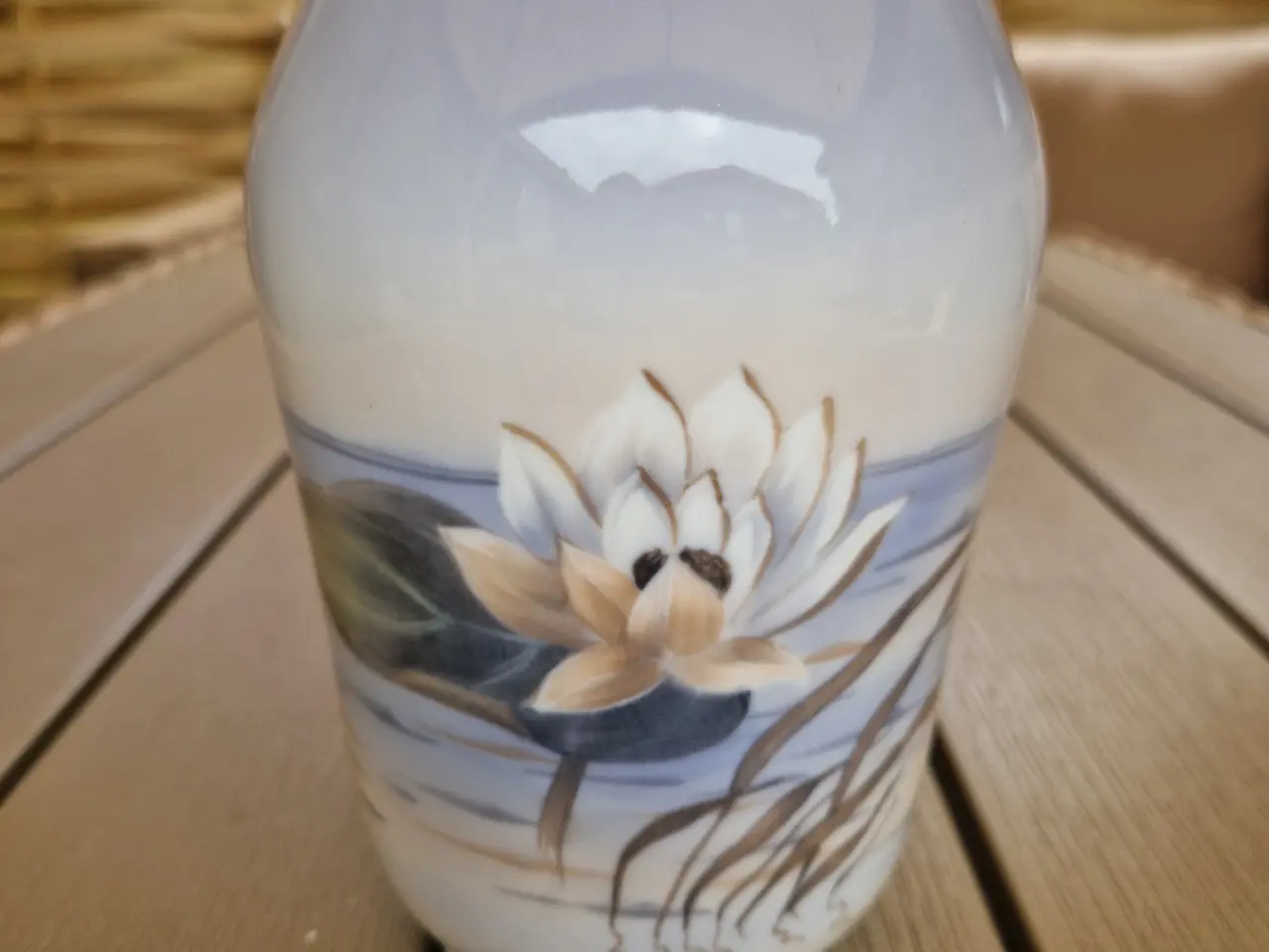 Billede 2 - Flot vase med åkande. Royal Copenhagen
