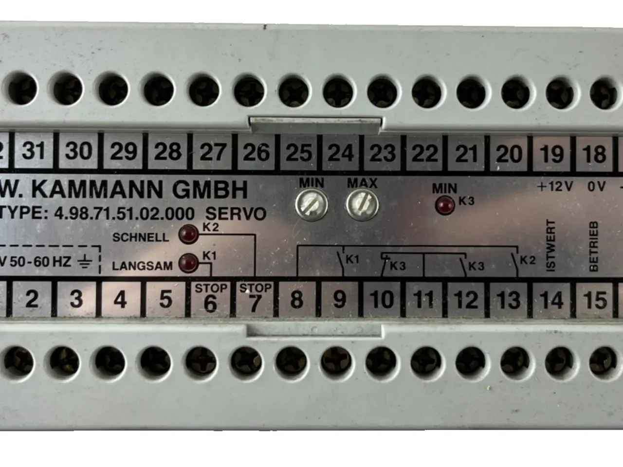 Billede 1 - W. Kammann GmbH 4.98.71.51.02.000 servomotor Speed