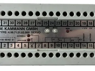 W. Kammann GmbH 4.98.71.51.02.000 servomotor Speed