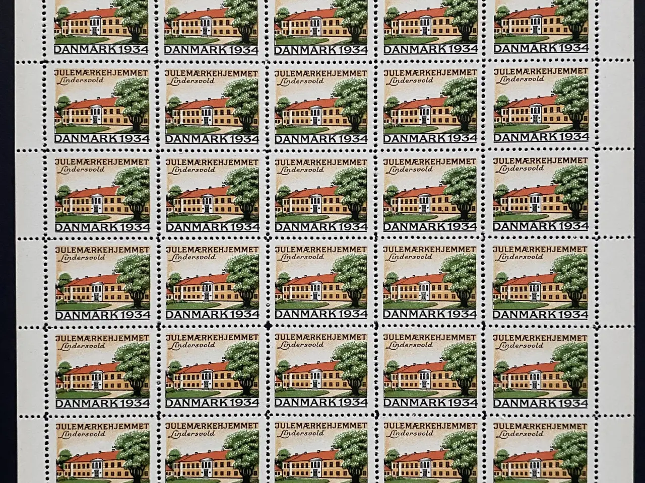 Billede 1 - Julemærker Danmark helark 1934