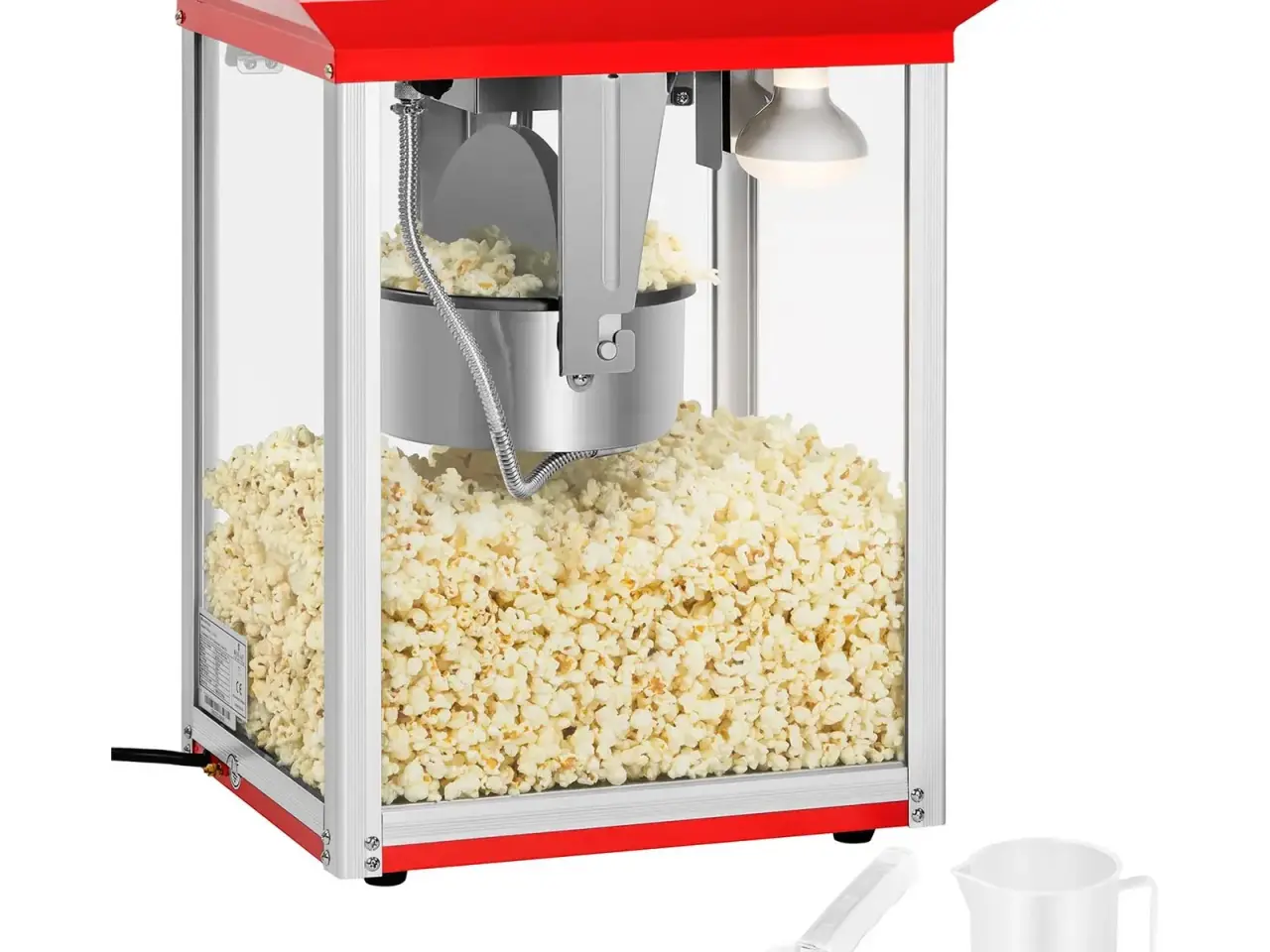 Billede 1 - Popcornmaskine 48 L – 1350 W – rød – 8 ounce