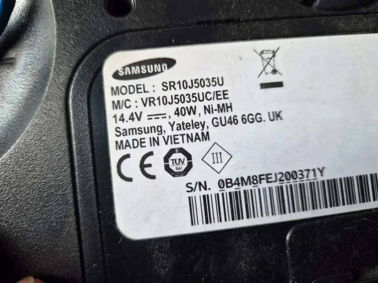 Billede 3 - Samsung VR10J5035UC Robotstøvsuger