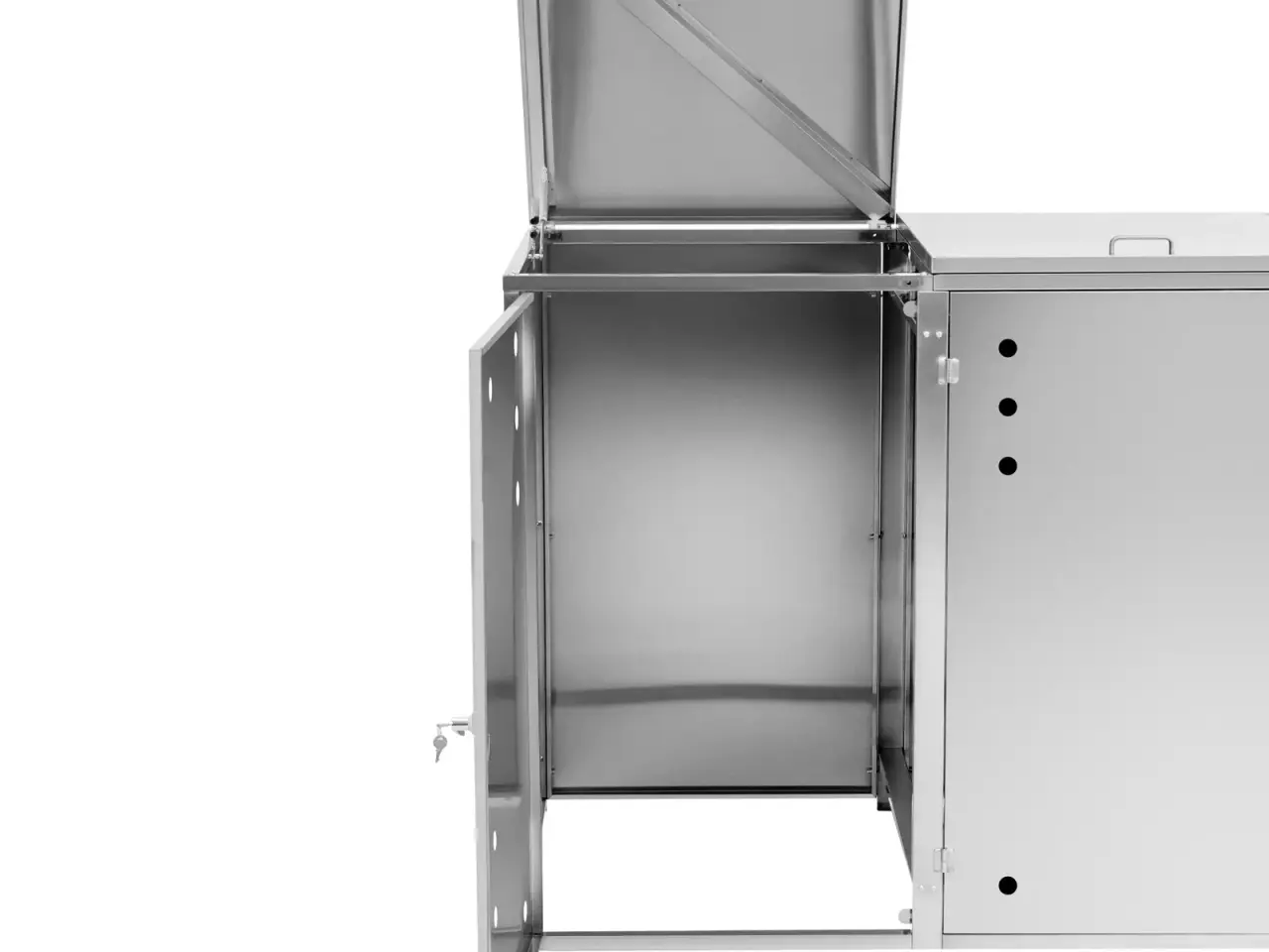 Billede 4 - Skraldespandsskjuler – 4 x 240 l