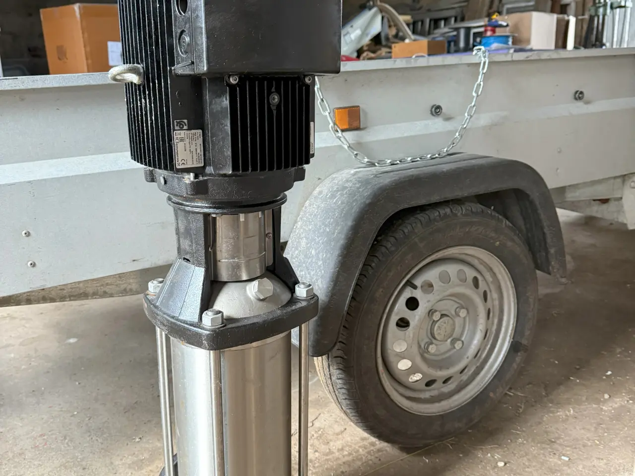 Billede 1 - Grundfos CRN 10-10 A-FGJ-A-E-HQQE 4kW Rustfri