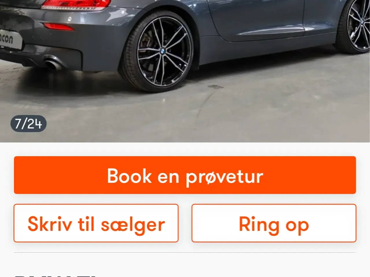 Billede 1 - Flot bmw Z4