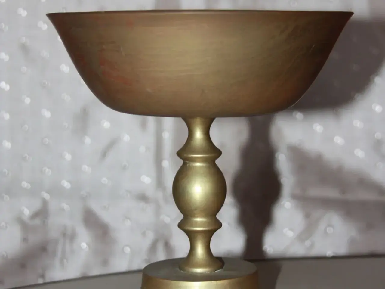 Billede 2 - Dansk messing opsats H.: 17,5 cm