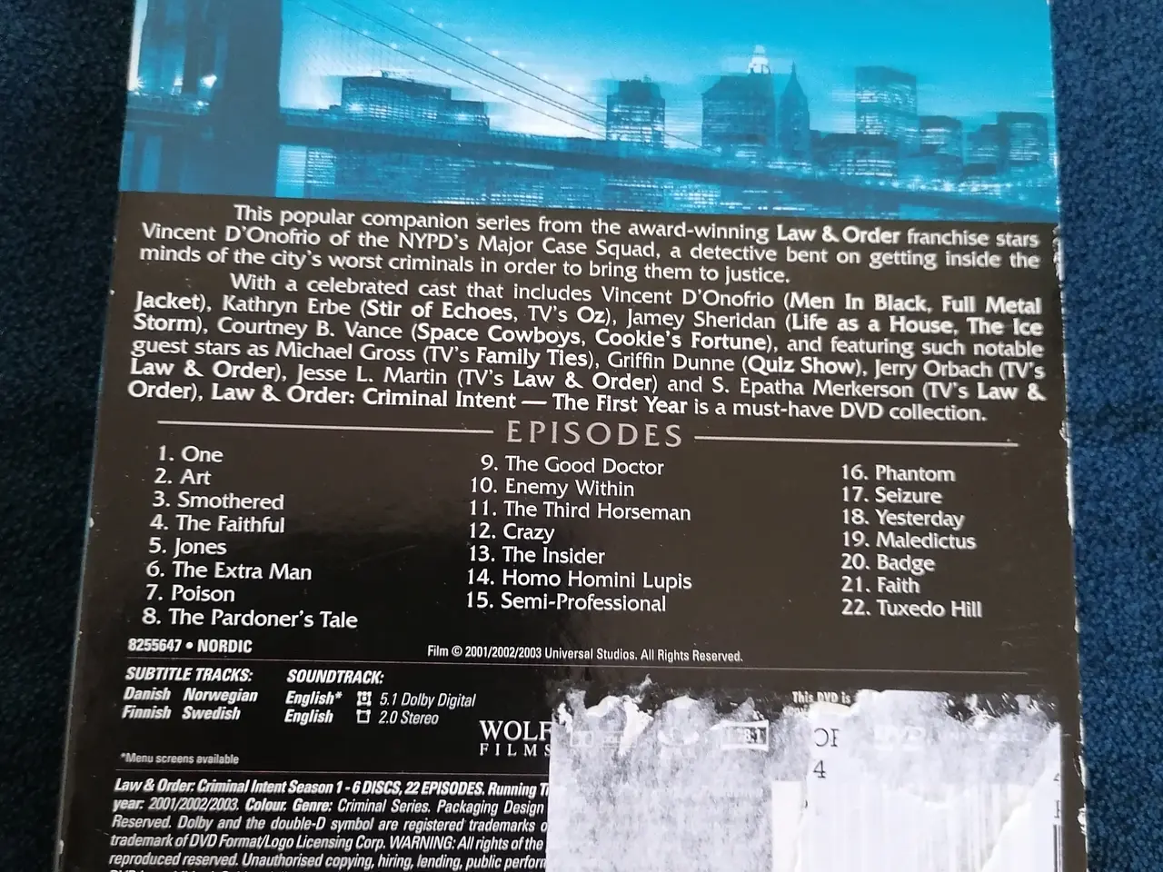 Billede 2 - Law and Order: Criminal Intent - The First Year
