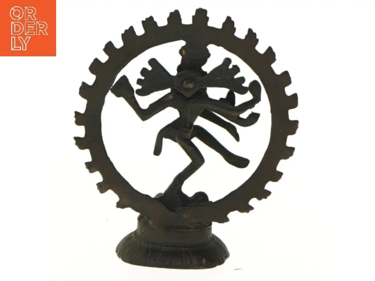 Billede 2 - Lille statue af Shiva som Nataraja (str. Ø 9 cm)