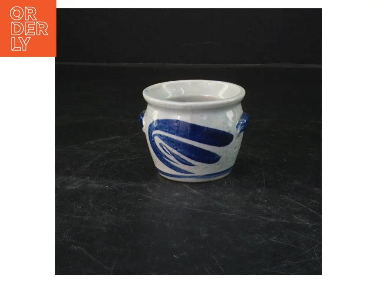 Billede 1 - Keramisk vase (str. Ø 7,5 cm)