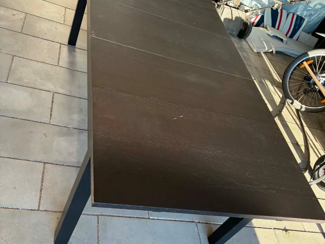 Billede 1 - Sortbrun Ikea spisebord 