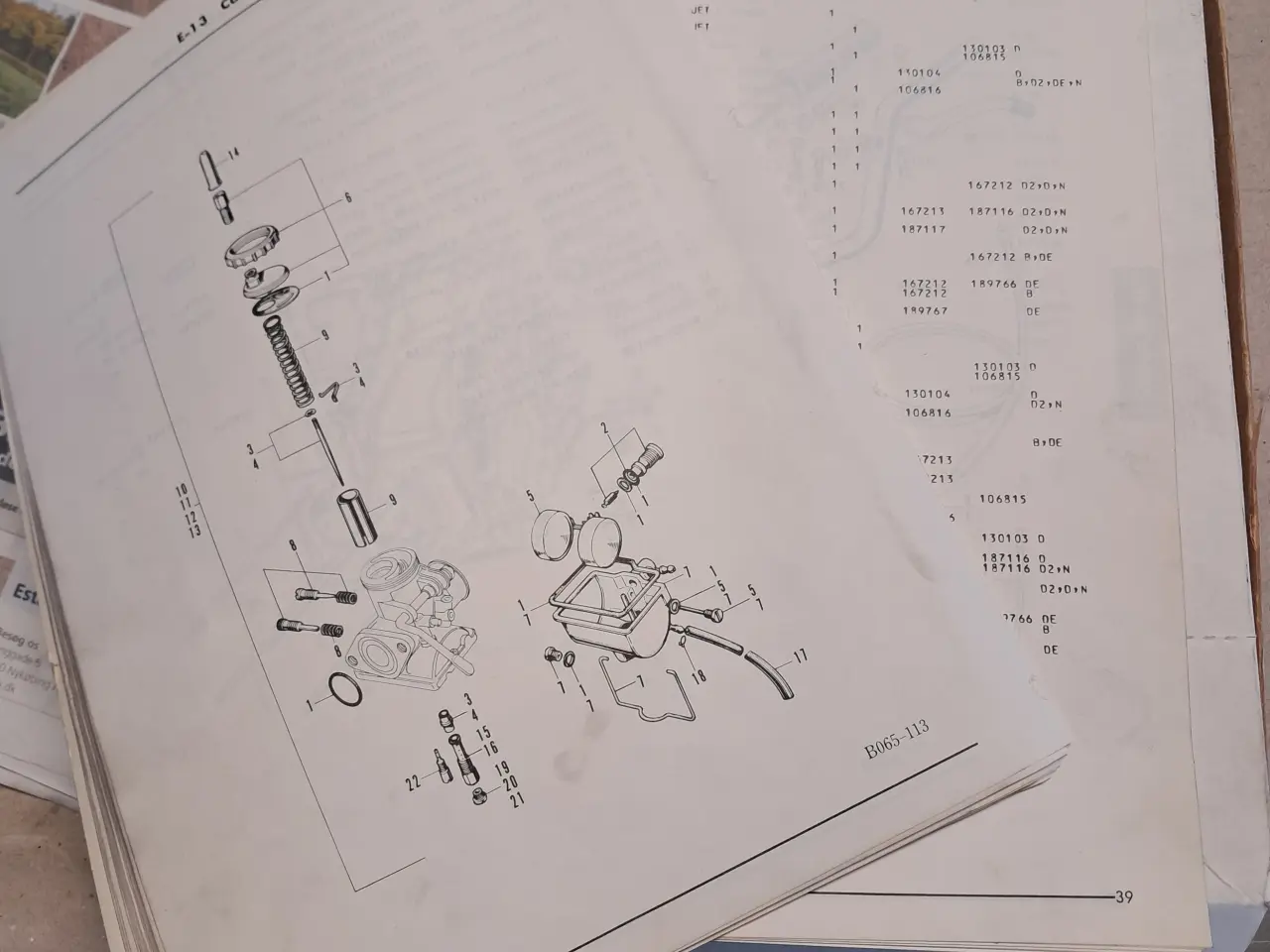 Billede 2 - CD 50 original værkstedsmanual og Partslist