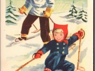 Illa - Glædelig Jul - Stender Serie 554 - Postkort - Brugt