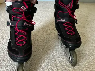 K2 Freedom rulleskøjter str 40 sort/pink