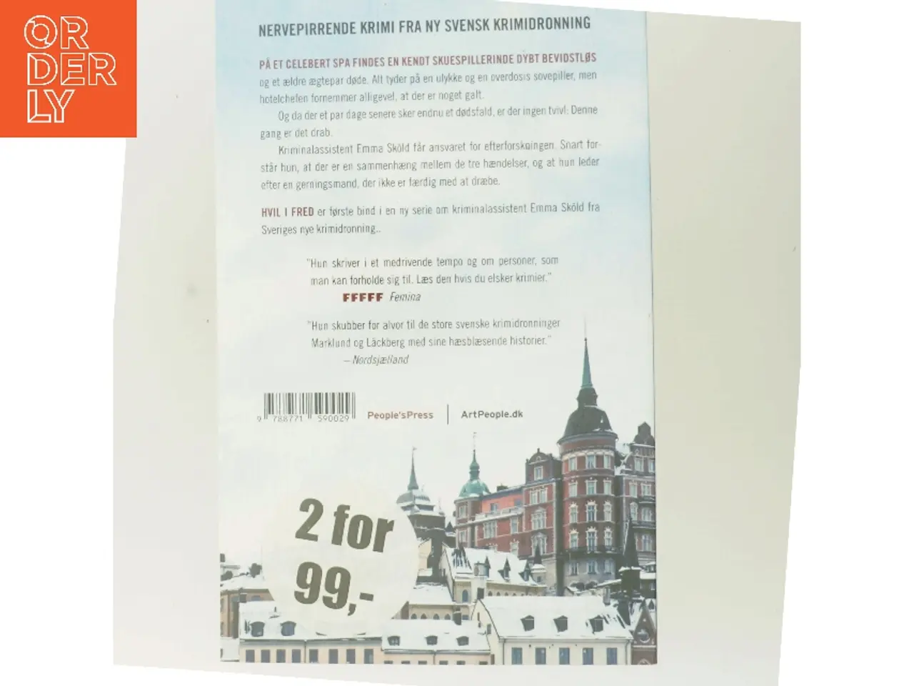 Billede 3 - Hvil i fred : krimi af Sofie Sarenbrant (Bog)