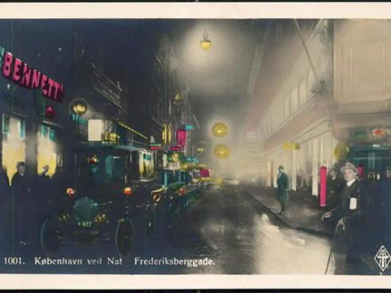 Billede 1 - København ved Nat - Frederiksberggade - AAH 1001