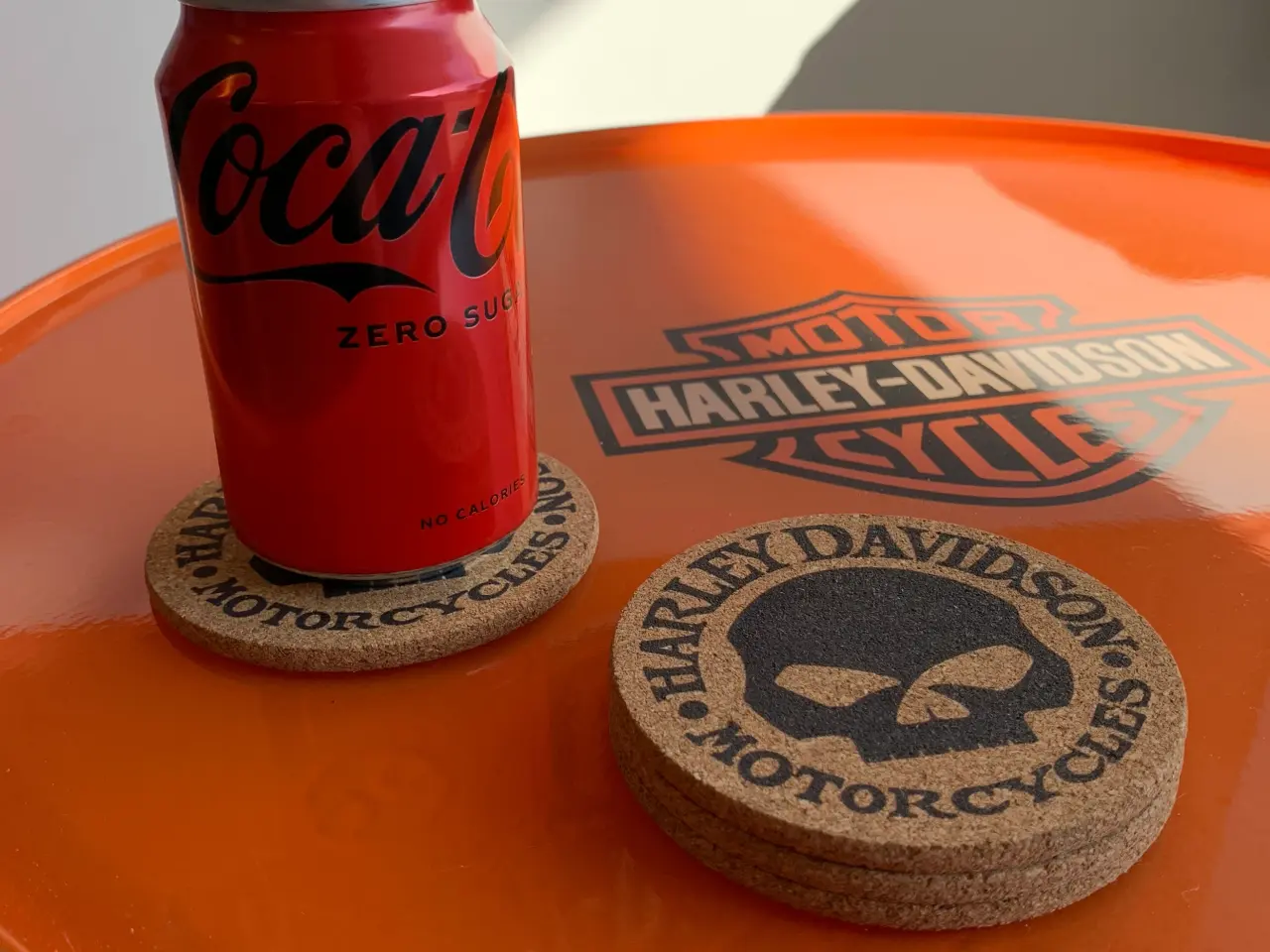 Billede 2 - Drinks coasters Harley-Davidson