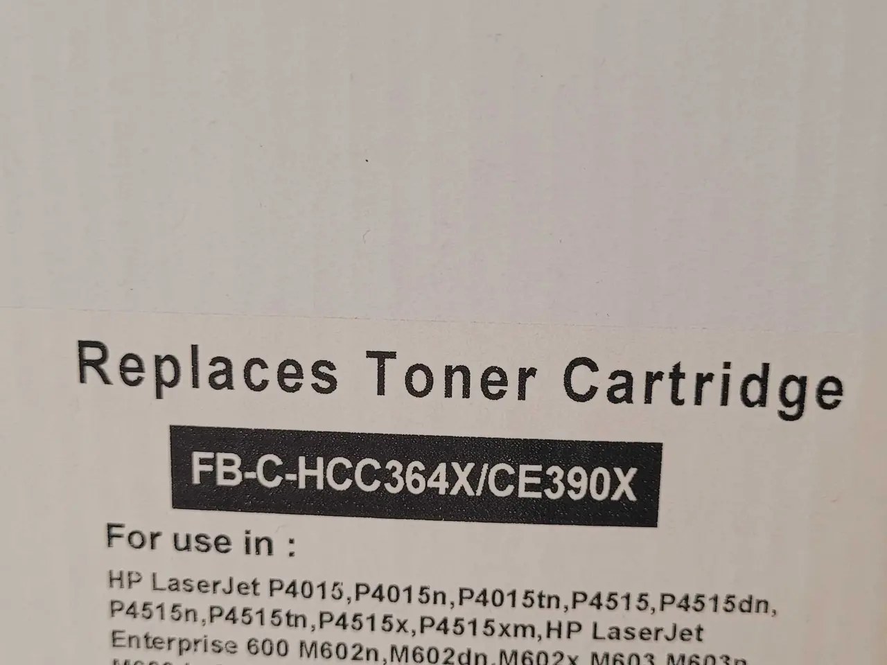 Billede 2 - HP kompatibel tonerpatron CC364X / 64X sort