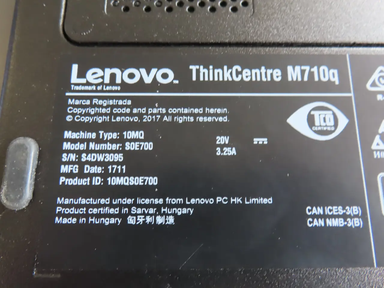 Billede 3 - Computer LENOVO ThinkCentre M710q