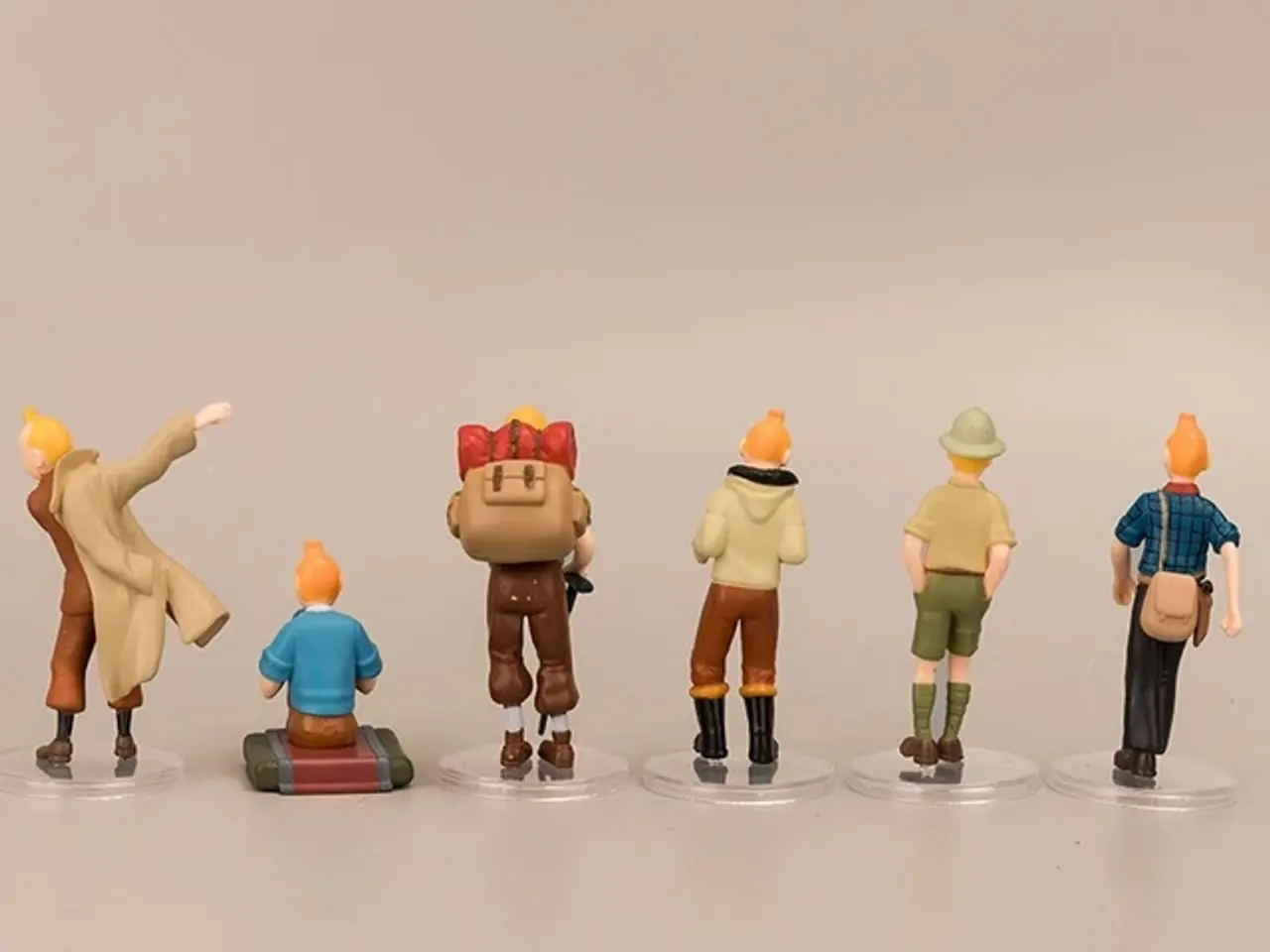 Billede 2 - * 6 lækre Tintin-figurer - meget UNIKKE :-)