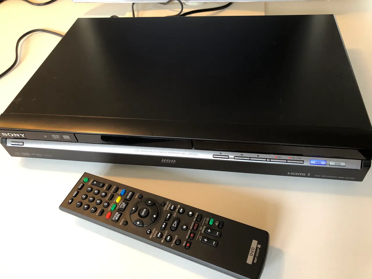 Billede 1 - Sony DVD afspiller med Harddisk optager og HDMI
