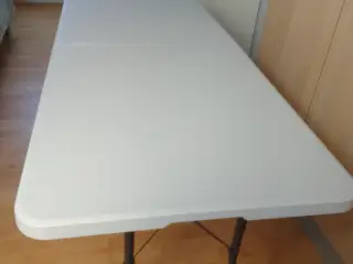 Foldebord i hvid