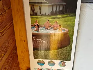 Pool 4,5 x 1 m - NY - Med alt tilbehør