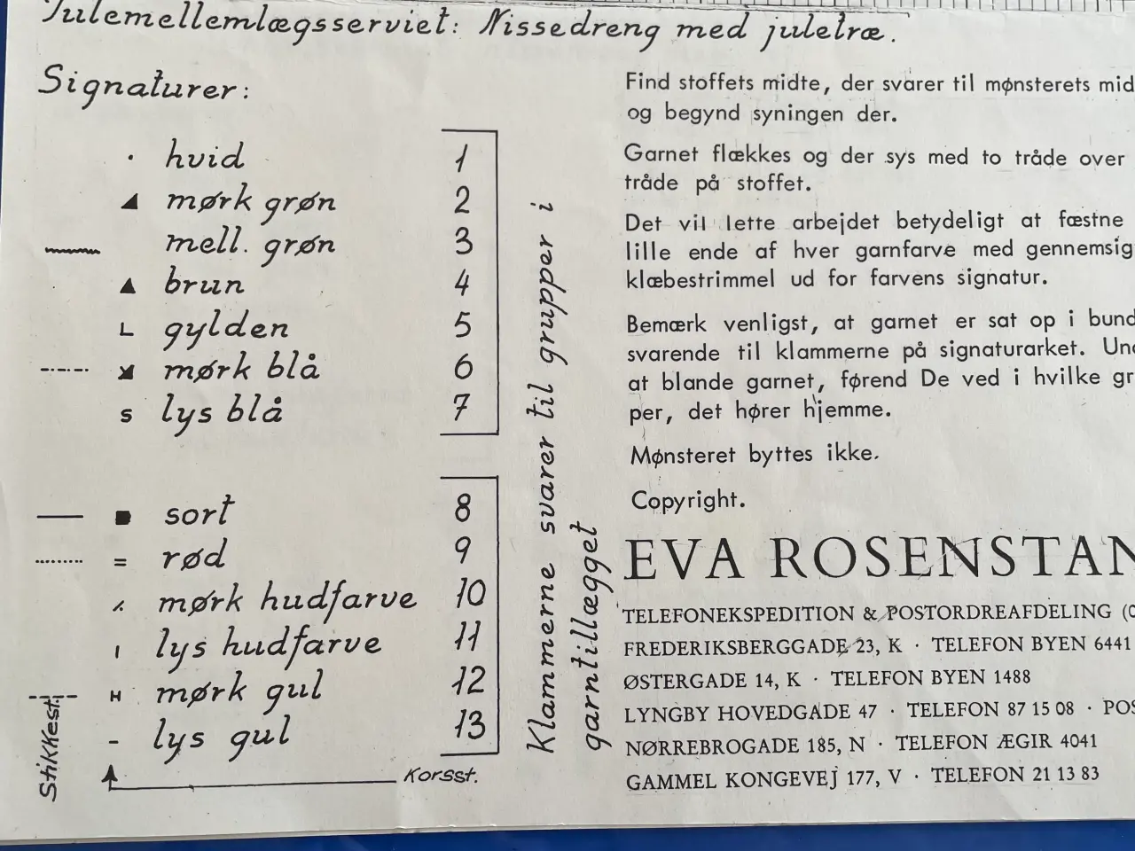 Billede 1 - Eva Rosenstand Nissedreng med juletræ
