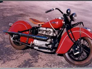 Motorcykel - Foto 15 x 10 cm.