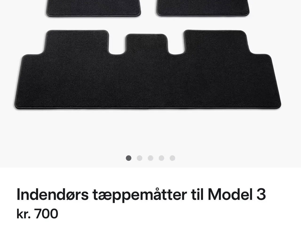 Billede 1 - Indendørs tæppemåtter til Model 3