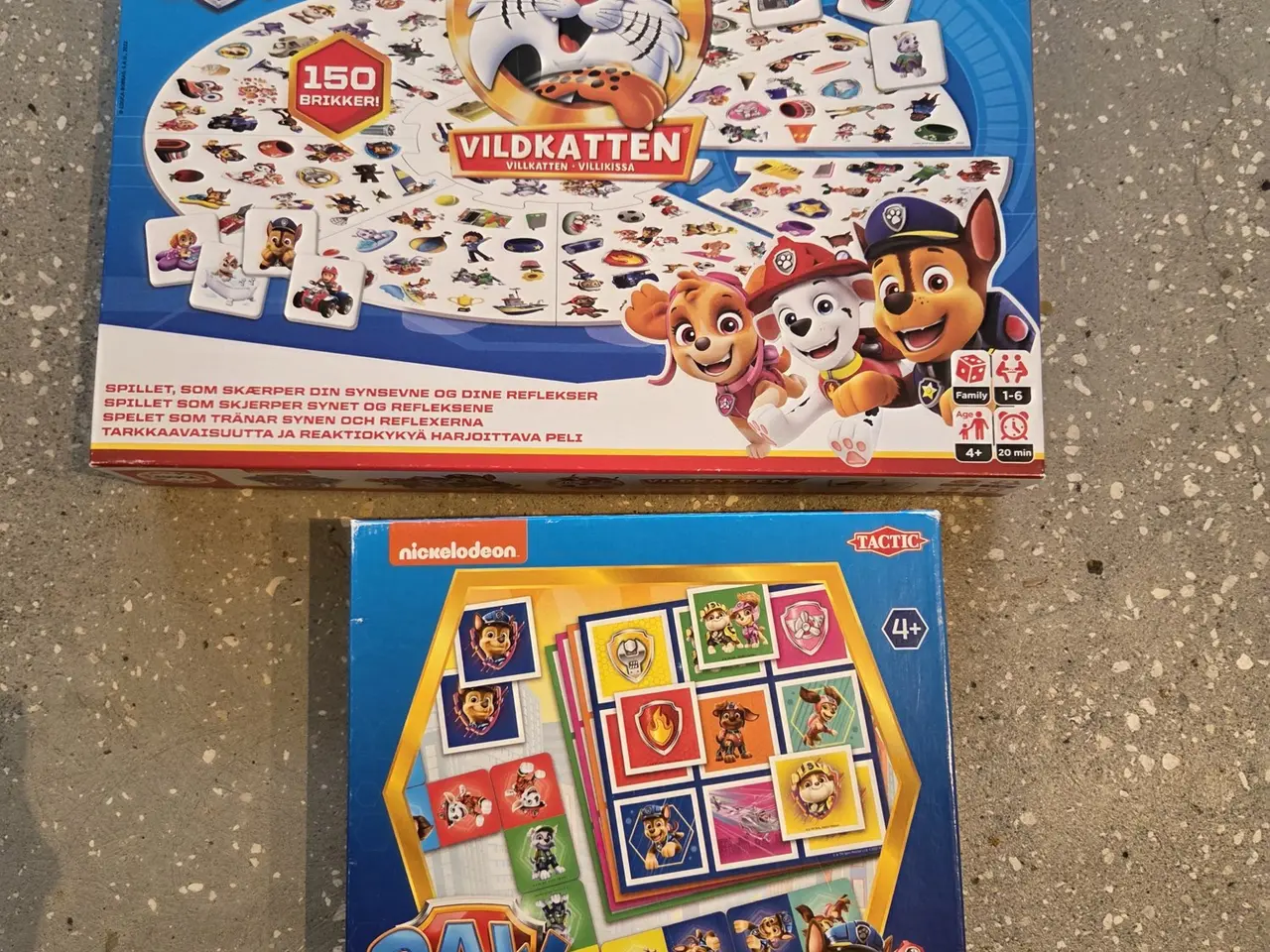 Billede 1 - Paw Patrol spilpakke – 4 spil