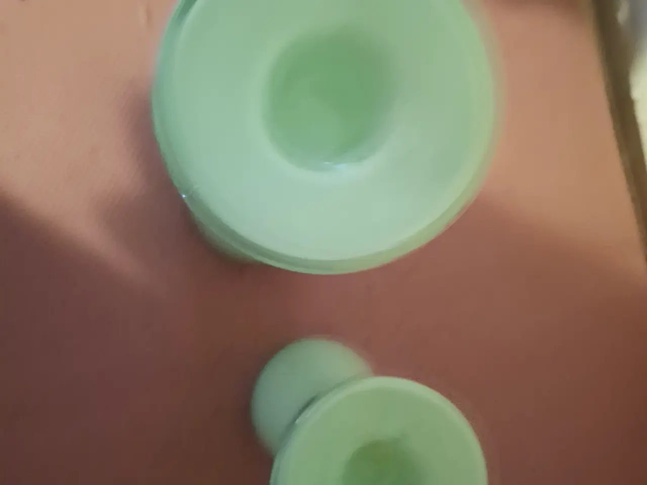 Billede 1 - 2 smukke holmegaard lysestager eller vase