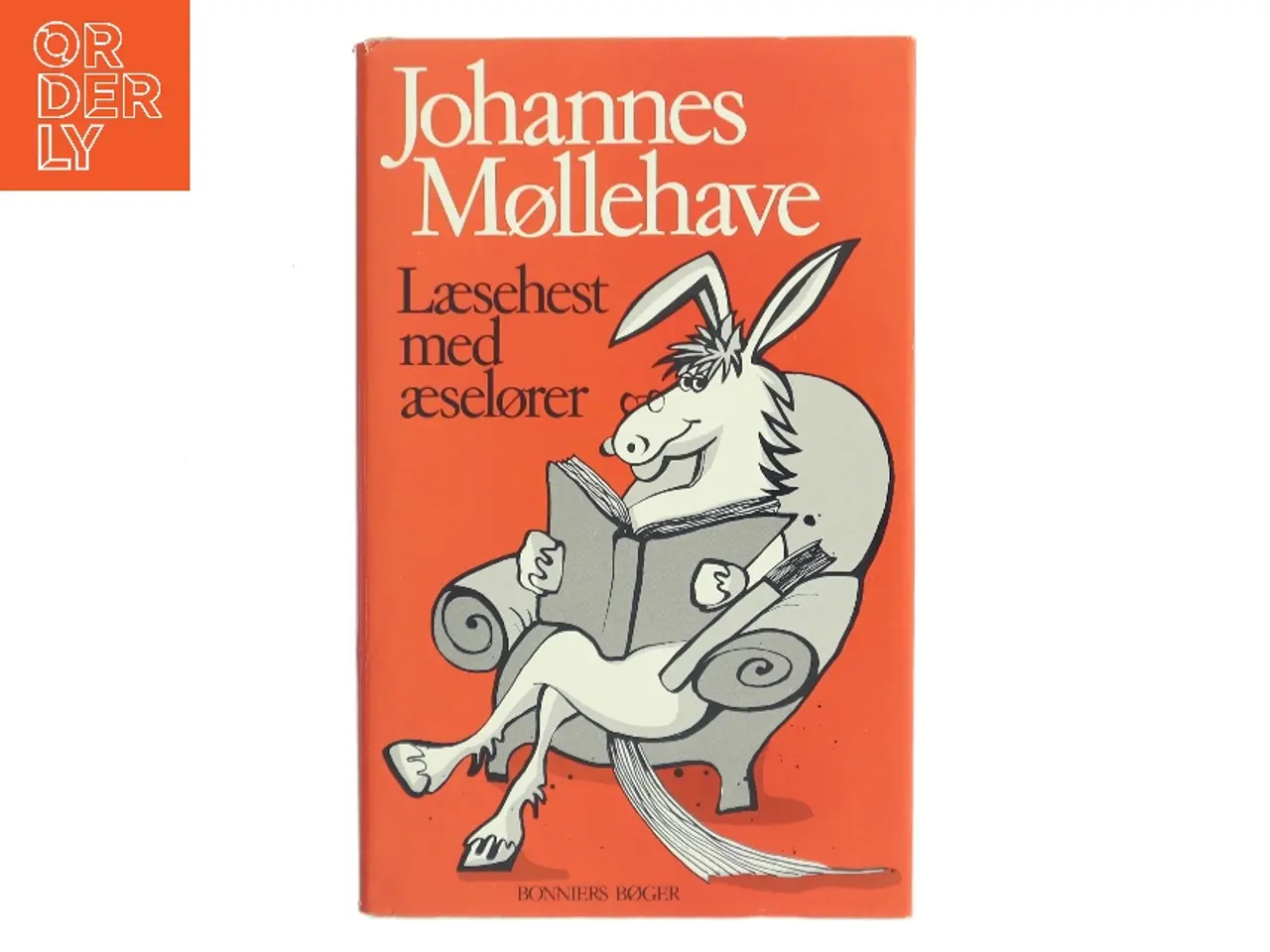 Billede 1 - Læsehest med æselører af Johannes Møllehave (Bog)