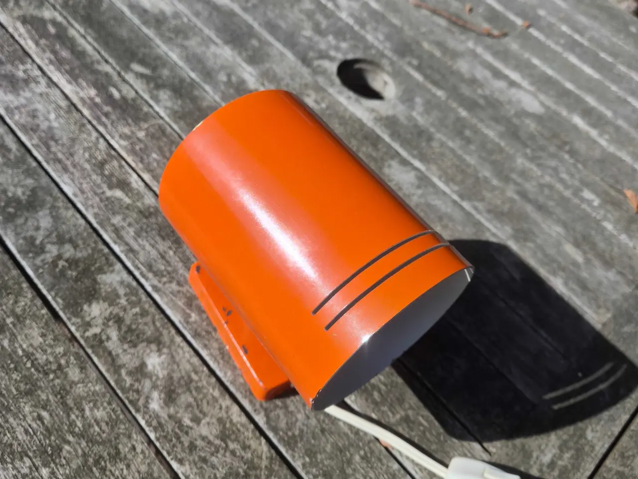 Billede 2 - Herlig orange væglampe 