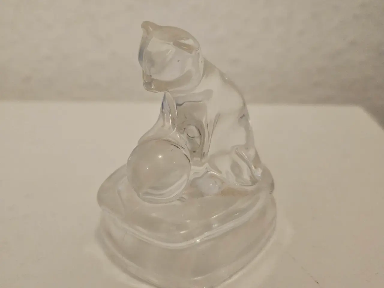 Billede 4 - Kattefigur glas
