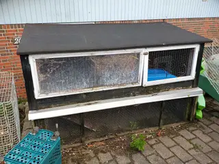 Kæmpe stor hjemmelavet 2 niveauer Kanin Bur