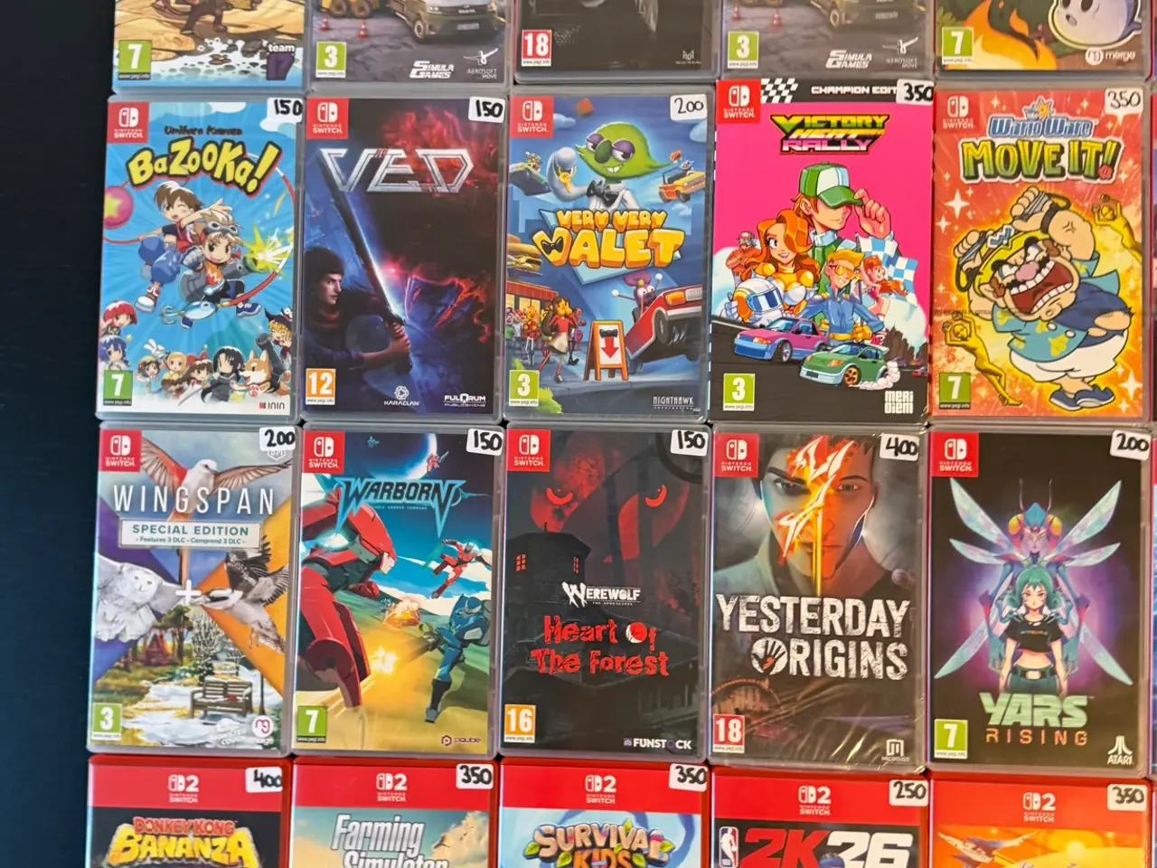 Billede 17 - Over 200 Stk Nintendo Switch Spil Separate Priser