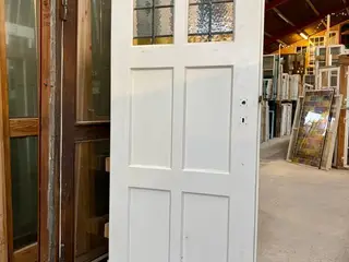 Fin, hollandsk glasdør m. smukke glas