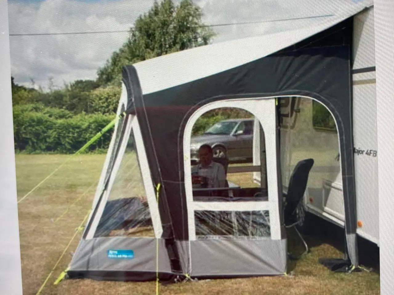 Billede 3 - Kampa lufttelt inkl. luftpumpe og solsejl