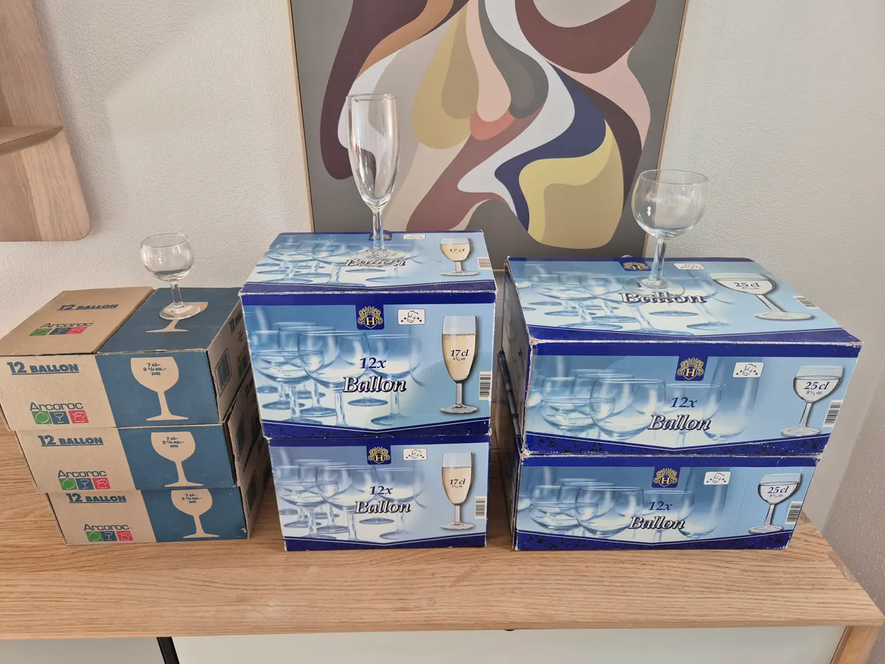Billede 1 - Drikkeglas 84 stk,