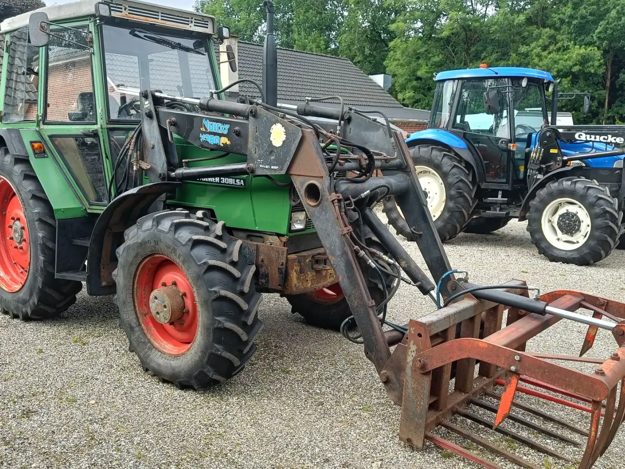 Billede 1 - Fendt 308 LSA med frontlæsser (momsfri)