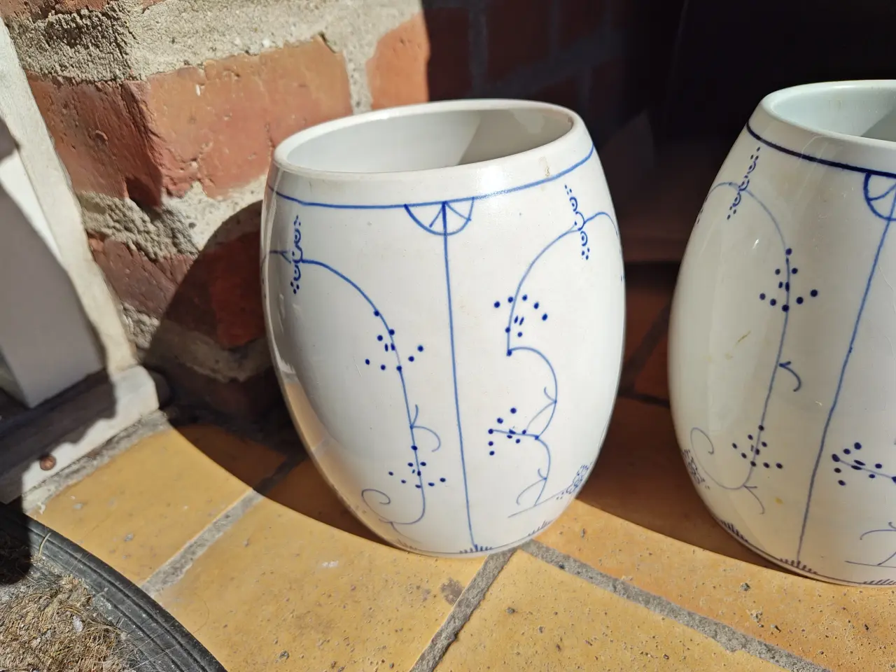 Billede 3 - Musselmalet krukker fra Villeroy & Boch 250kr ialt