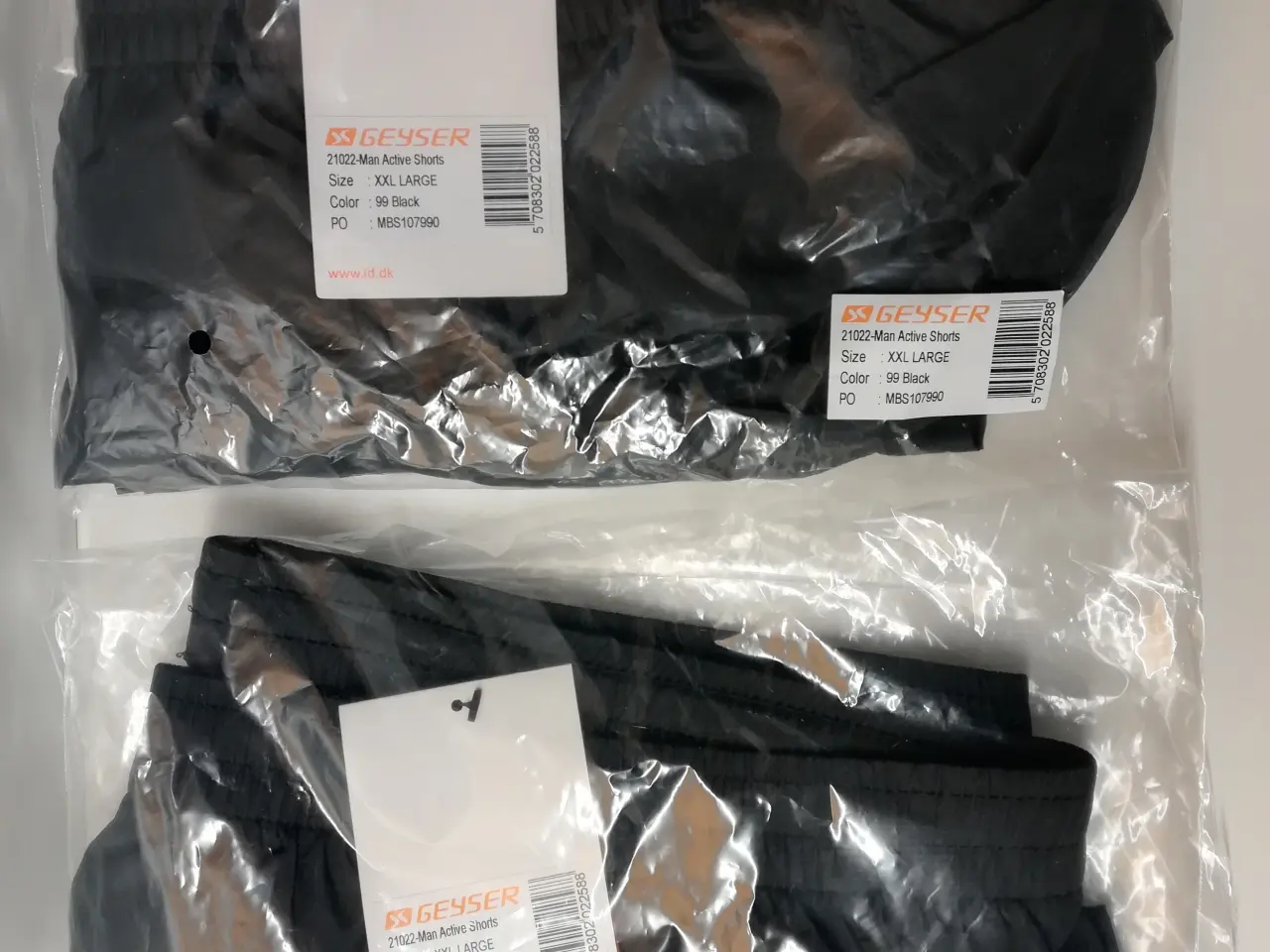 Billede 10 - 2 par sorte Geyser løbeshorts, XXL, fra www.id.dk