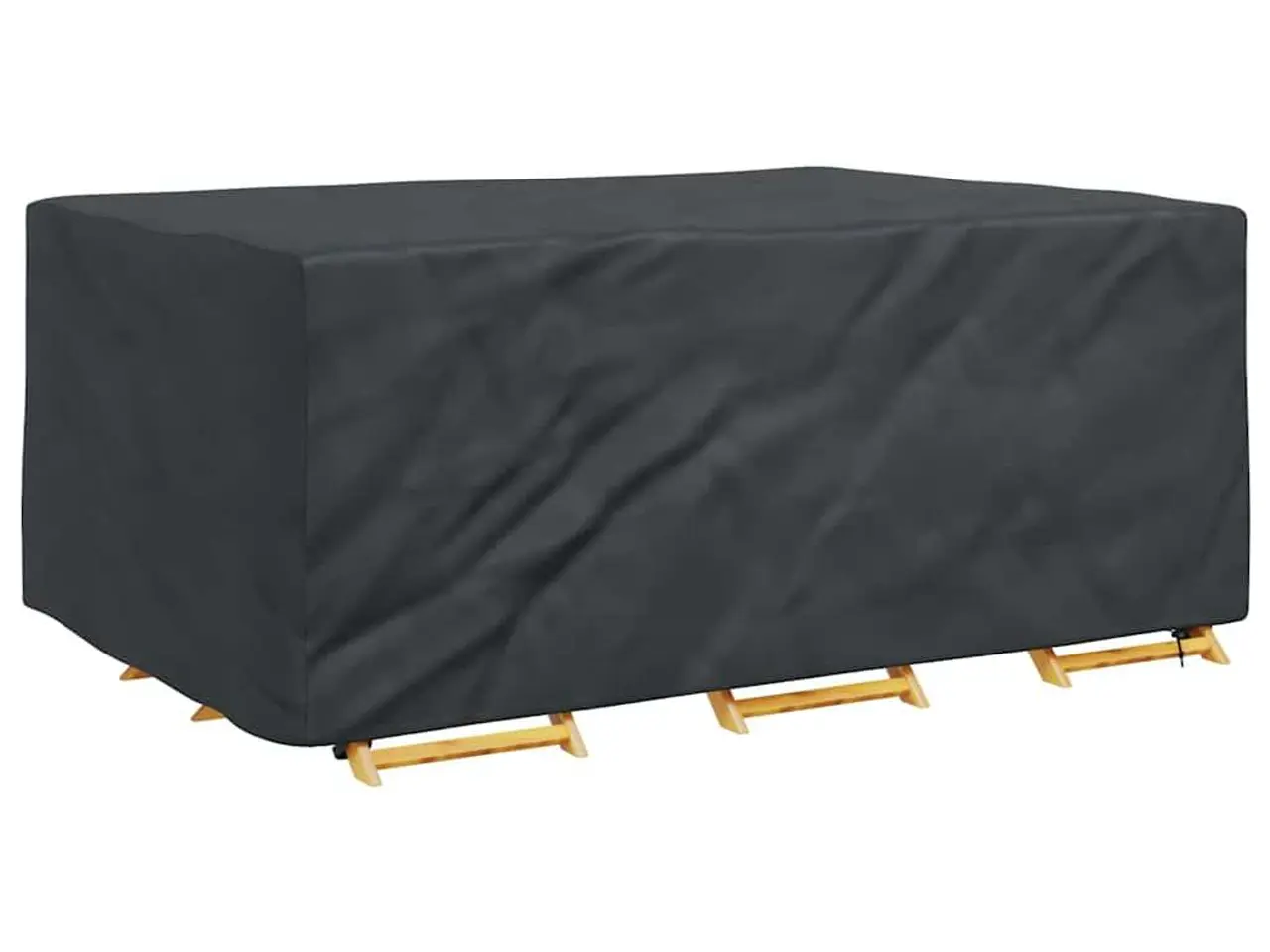 Billede 3 - Overtræk til havemøbler Sort 220 x 150 x 85 cm 210D