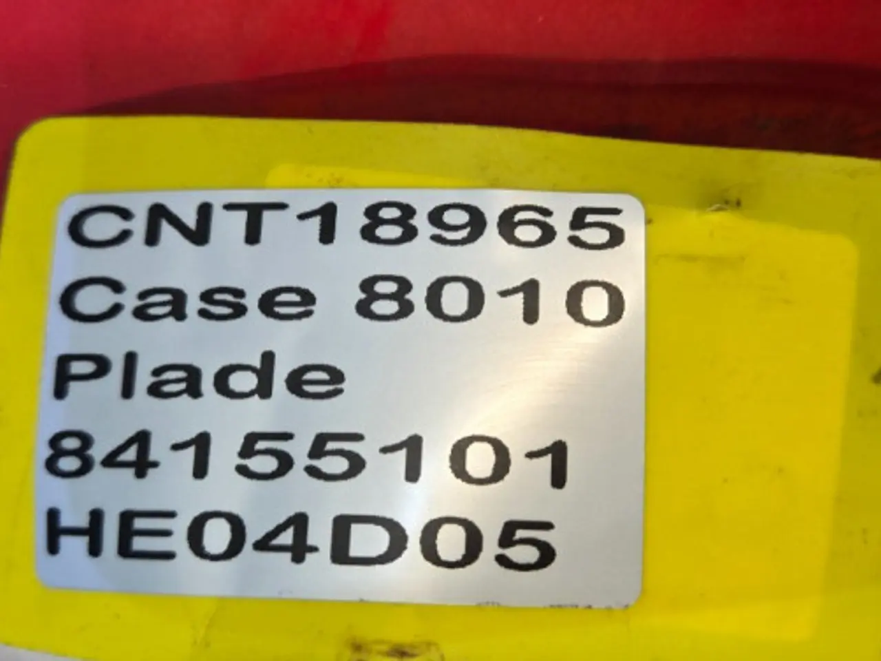 Billede 11 - Case 8010 Plade 84155101