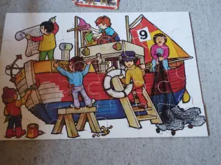 Gulvpuslespil-  75,5x52,5 cm - store brikker