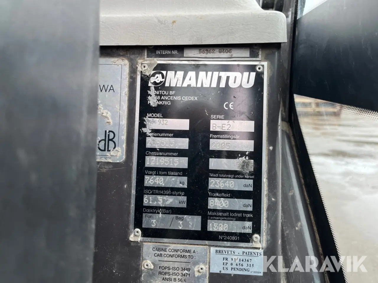 Billede 9 - Teleskoplæsser Manitou MT 932