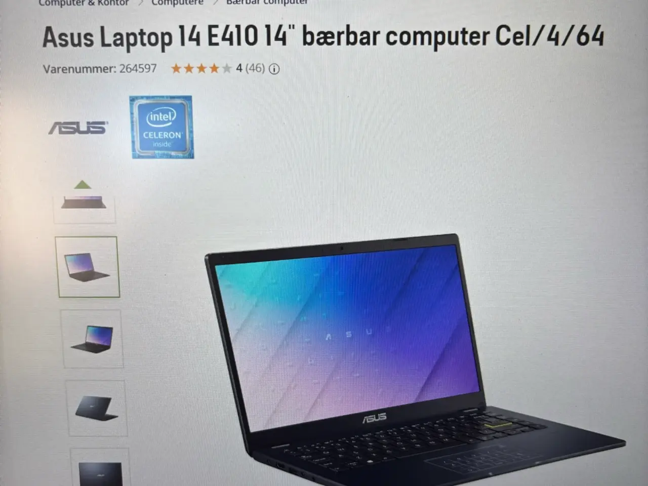 Billede 1 - Asus Bærebar PC