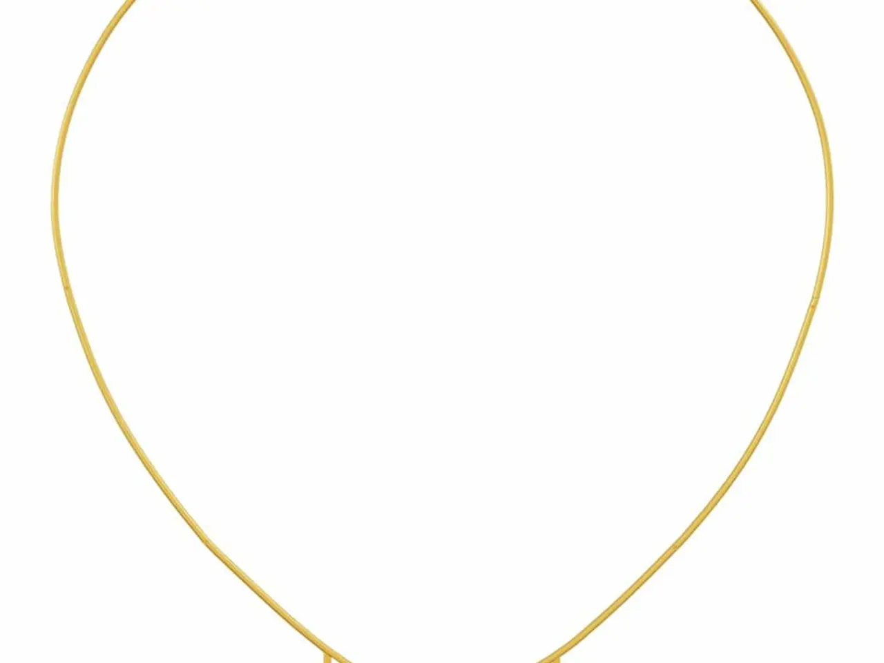 Billede 2 - Hjerteformet bryllupsbue - guld stål, 195 × 35 × 211 cm
