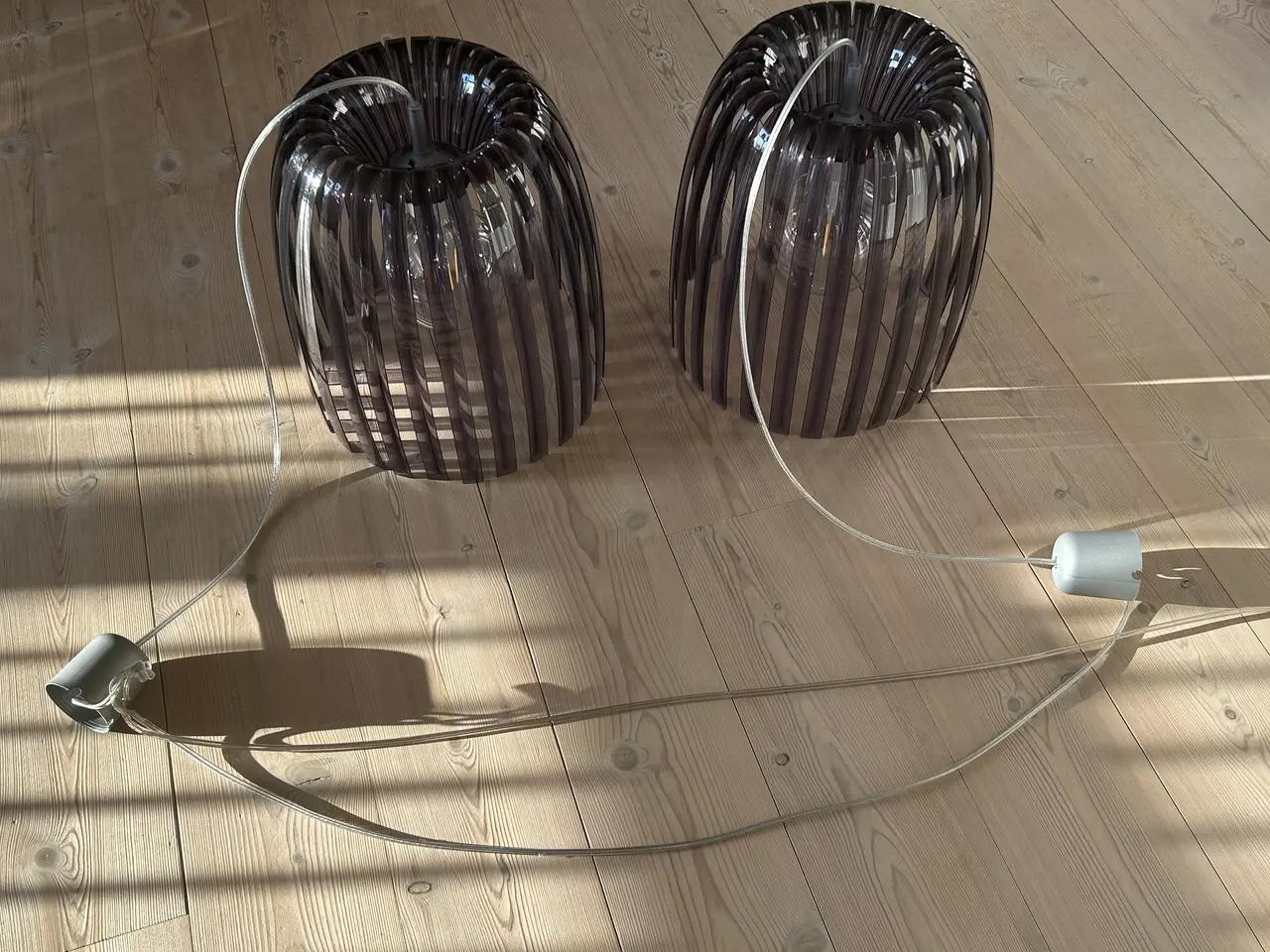 Billede 3 - Koziol pendel 2 stk. grå/transparent