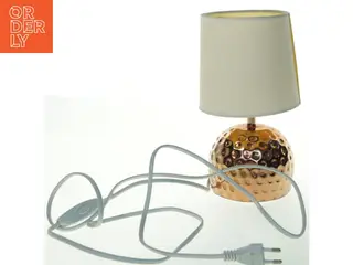 Bordlampe i kobberfarve (str. 26 cm)